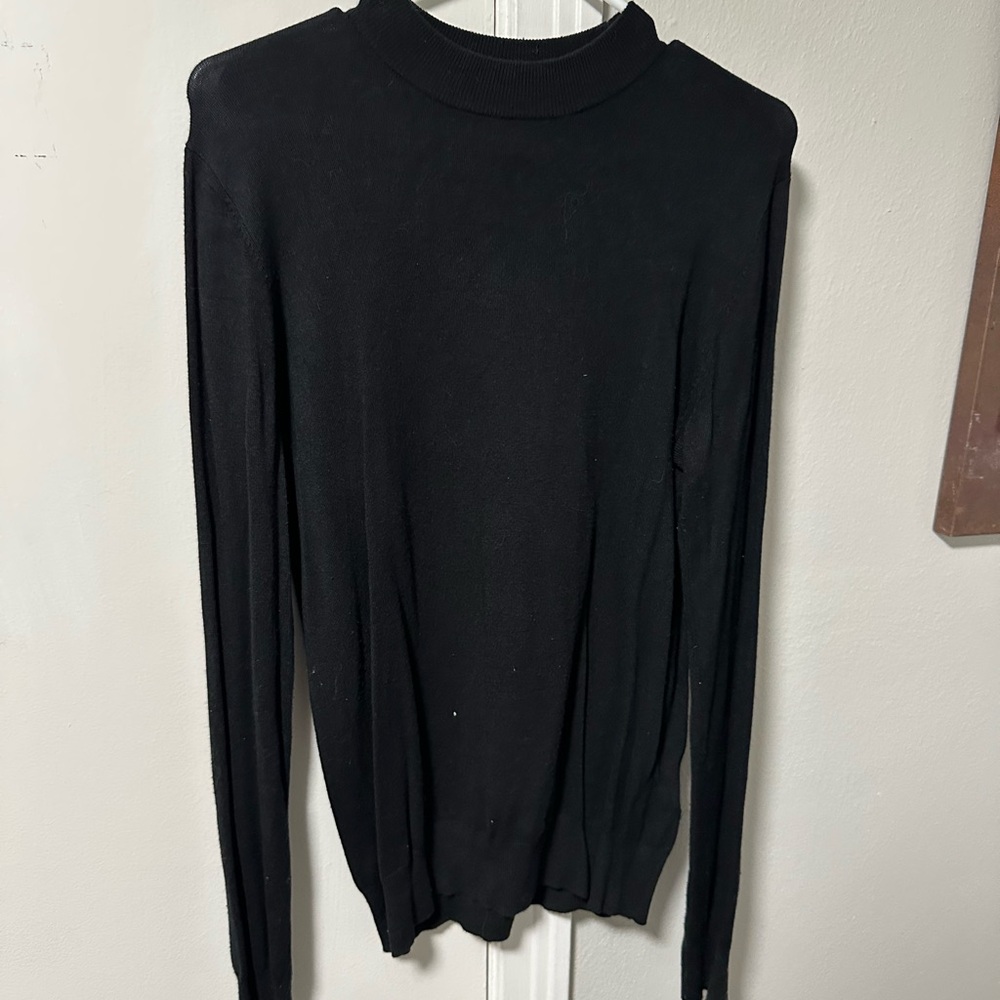 Louis Feraud Men's Black Turtleneck Sweater